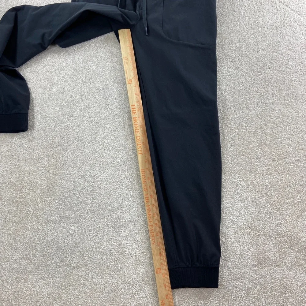 Lululemon ABC Joggers Mens Medium Black Warpstreme Tapered Cuffs Drawstring